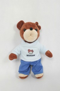 Miś Uszatek 30 cm Niebieska Bluza
